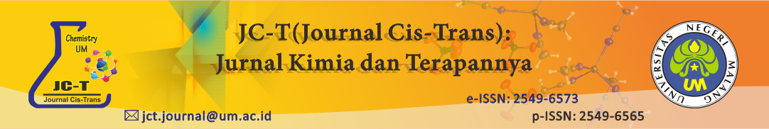 JC-T (Journal Cis-Trans): Jurnal Kimia dan Terapannya